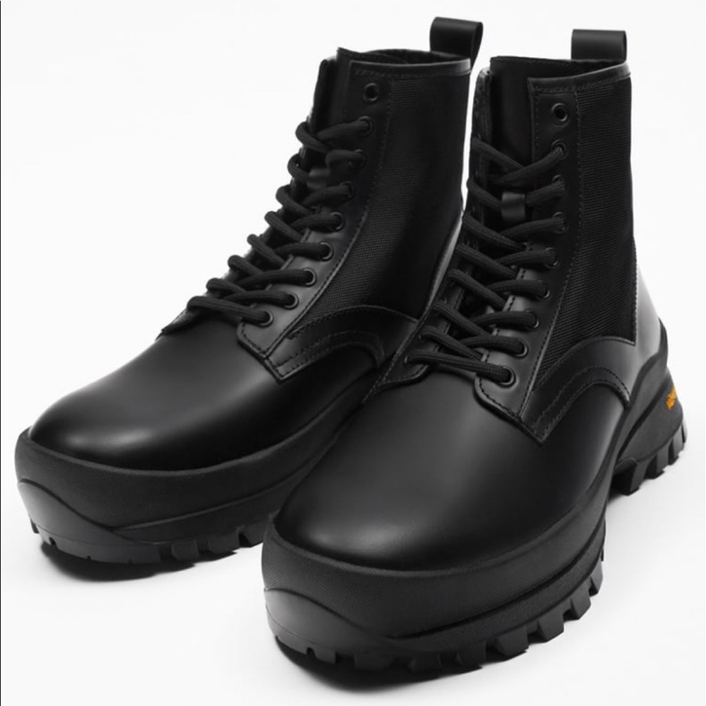 Mens leather boots